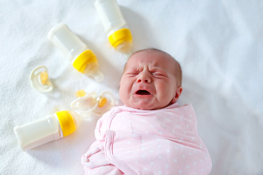 bottle fed baby refusing bottle