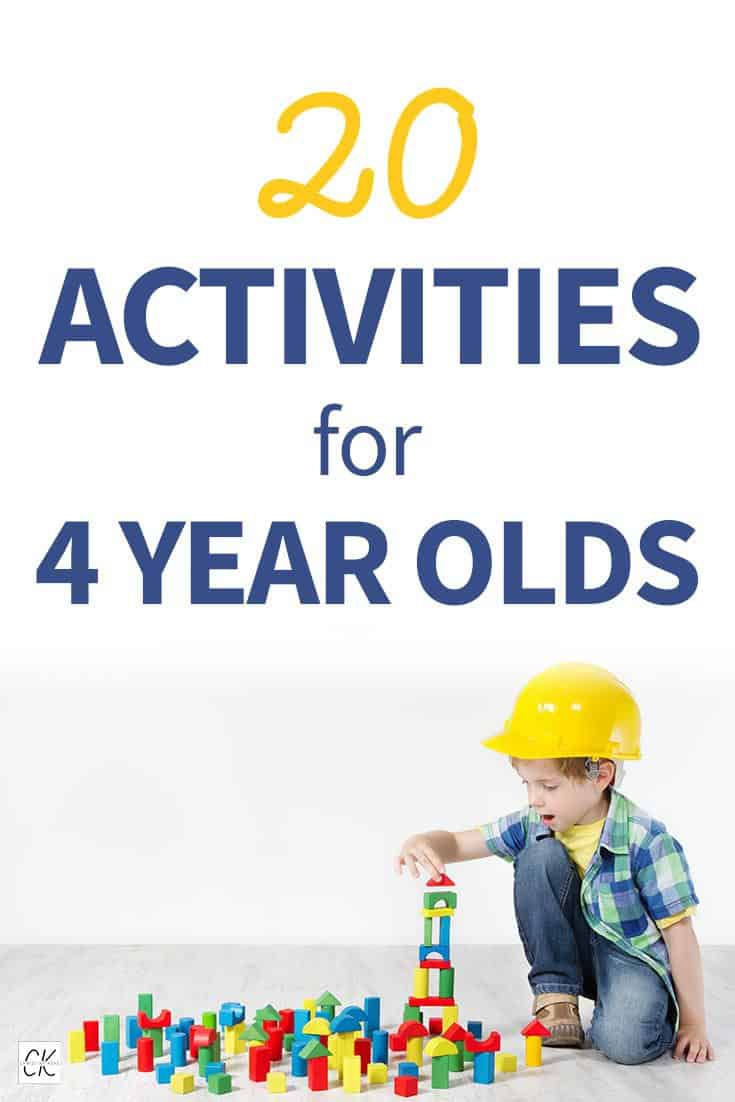 20 Activities for 4 Year Olds to Do at Home — This Homeschool House