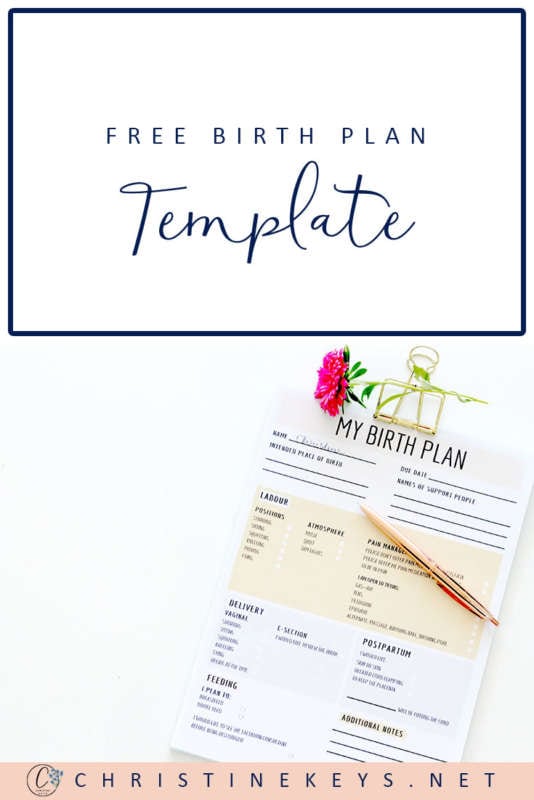 free birth plan template christine keys what to include in my birth plan